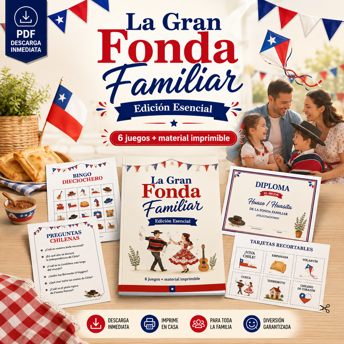 La gran fonda familiar - Edicion esencial | Juegos para fiestas patrias