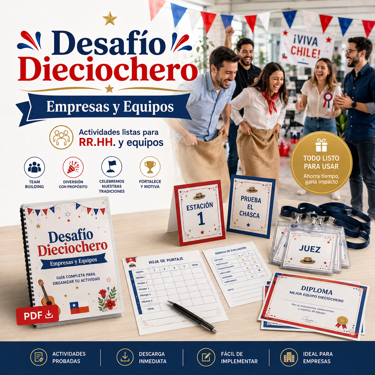 Deesafio Dieciochero - Edicion Empresas y Equipos