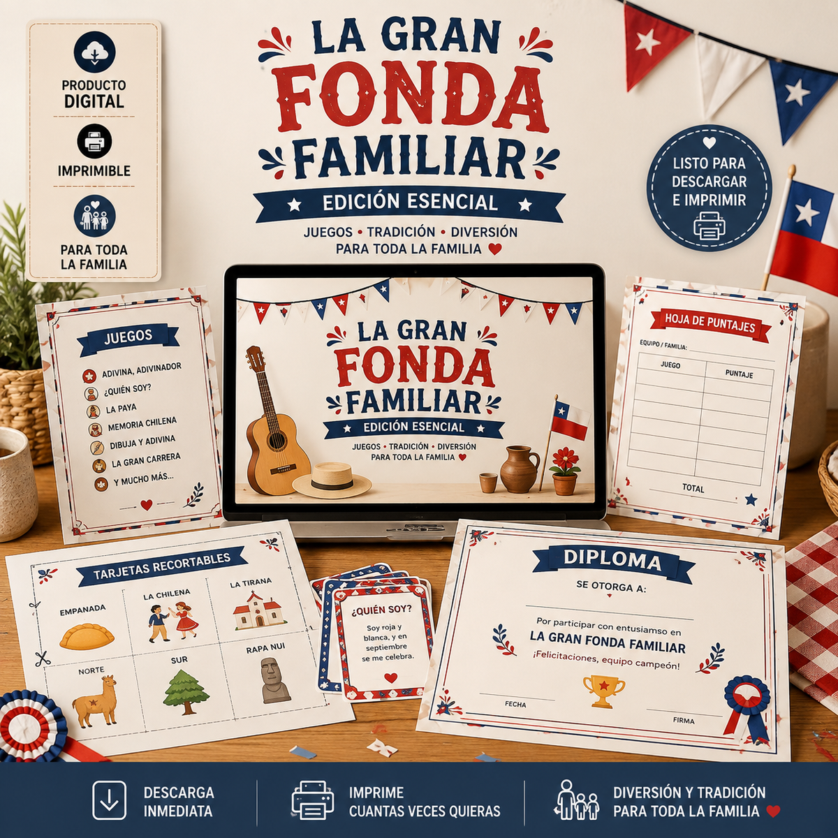 La Gran Fonda Familiar - Edicion Competa | Juegos para fiestas patrias