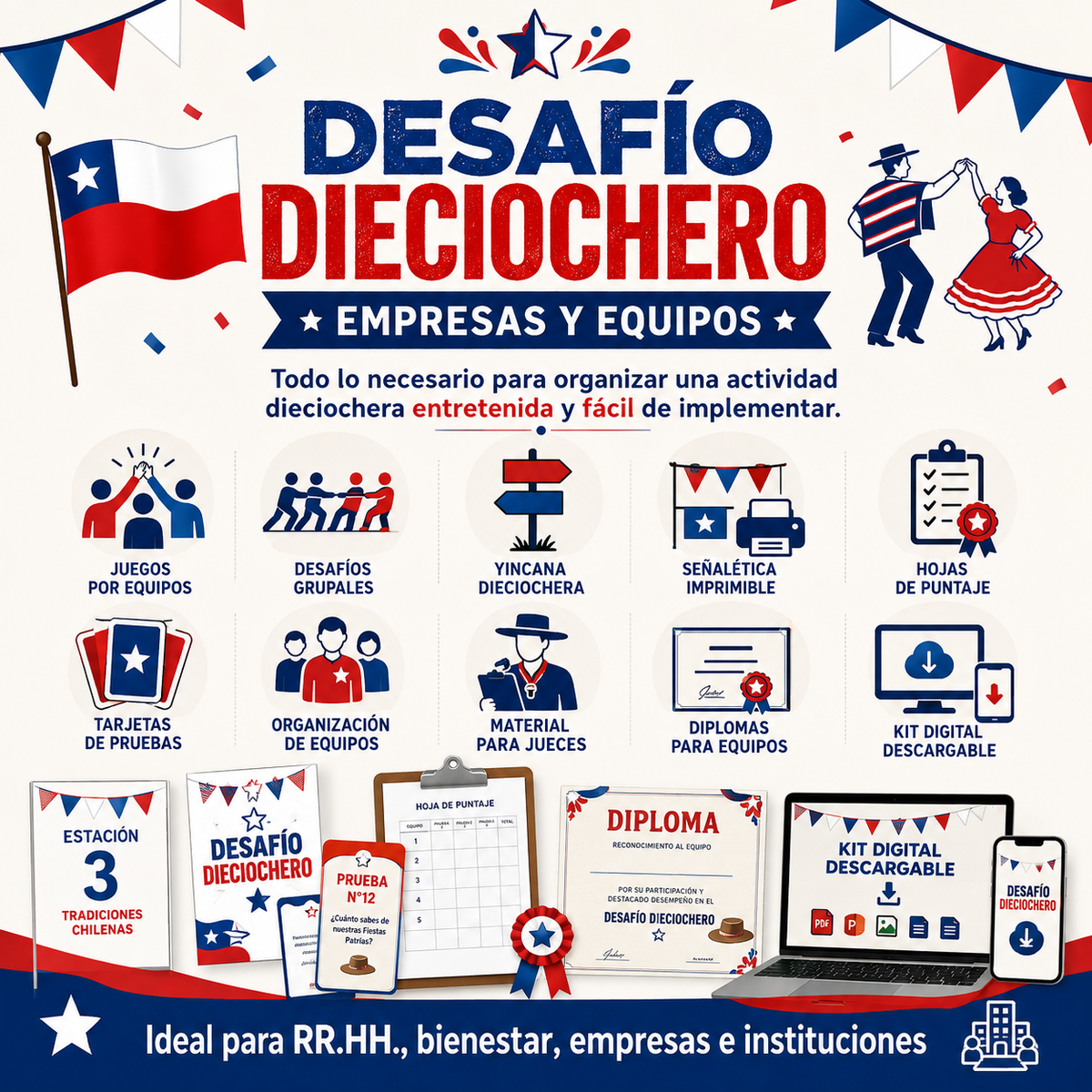 Deesafio Dieciochero - Edicion Empresas y Equipos